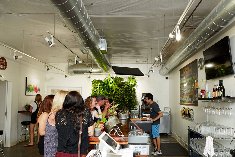 Chris, the owner of the Sacramento Brew Bar