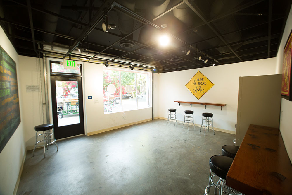 Inside of the Sacramento Brew Bar