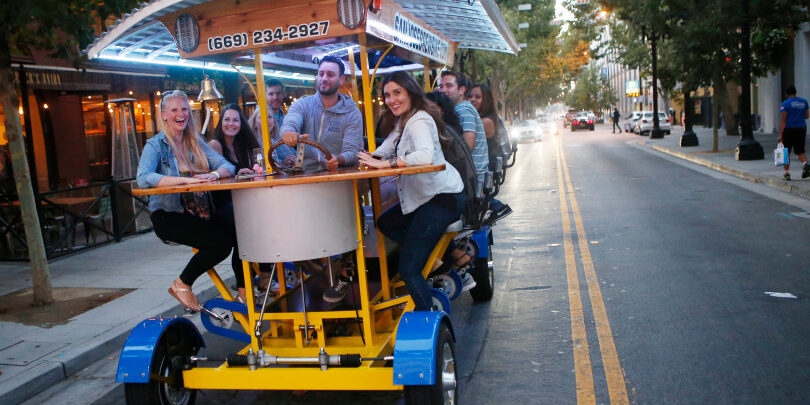 The bike sales and brew