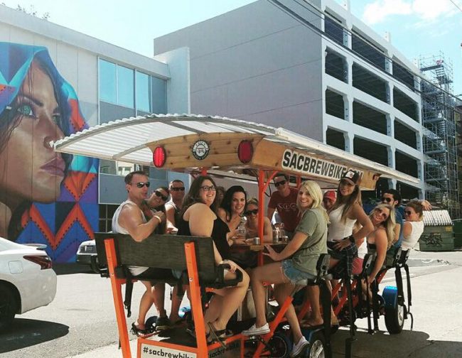 Sacramento Brew Bike Sacramento Mixed and Private Bar Tours